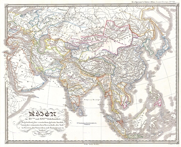 1844_Spruneri_Map_of_Asia_in_the_15th_and_16th_Centuries_(Ming_China)_-Geographicus-_AsiaXVXVI-spruneri-1855