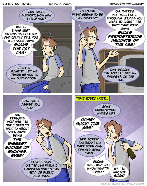 The Hard Road - Ctrl+Alt+Del Comic Ctrl+Alt+Del