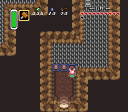 Accessing a hallway of spikes