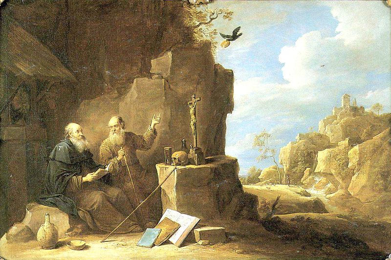 David_Teniers_-_Saint_Anthony_abbot_meets_Saint_Paul_the_hermit